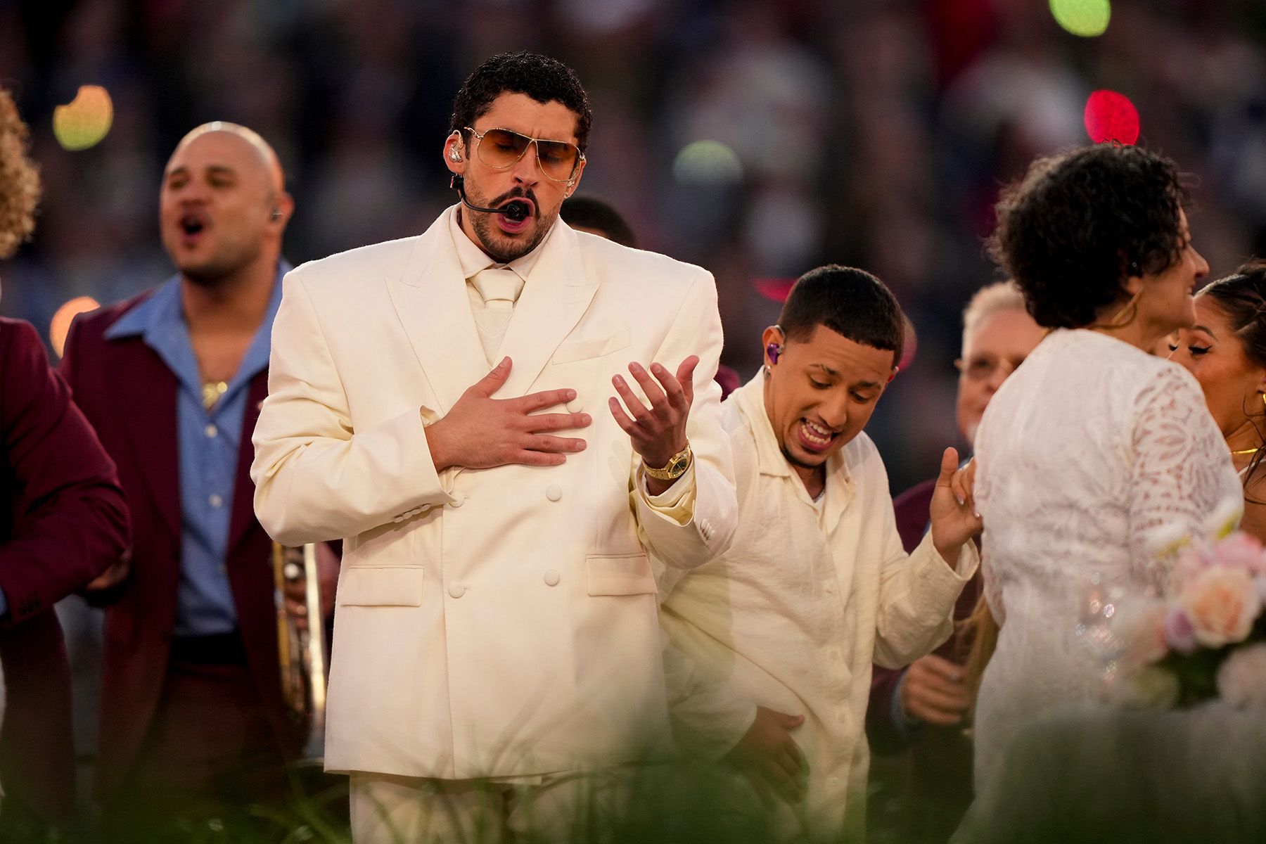 Bad Bunny en el escenario